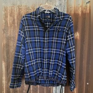 Vintage GOOD Man Brand Slim Fit Tartan Shirt Jacket